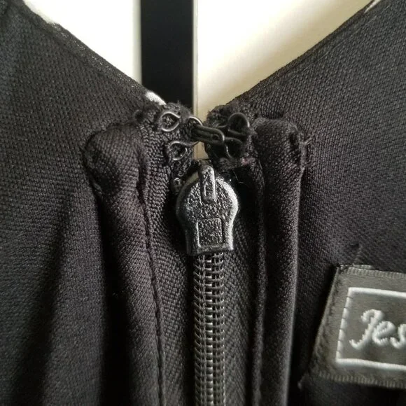 Black and white polka dot dress - Picture 7 of 13